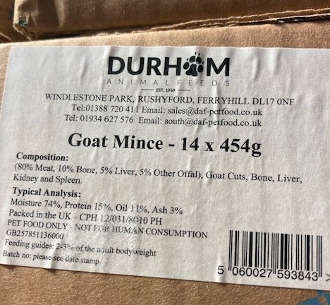 DA - Goat Mince 80/10/10