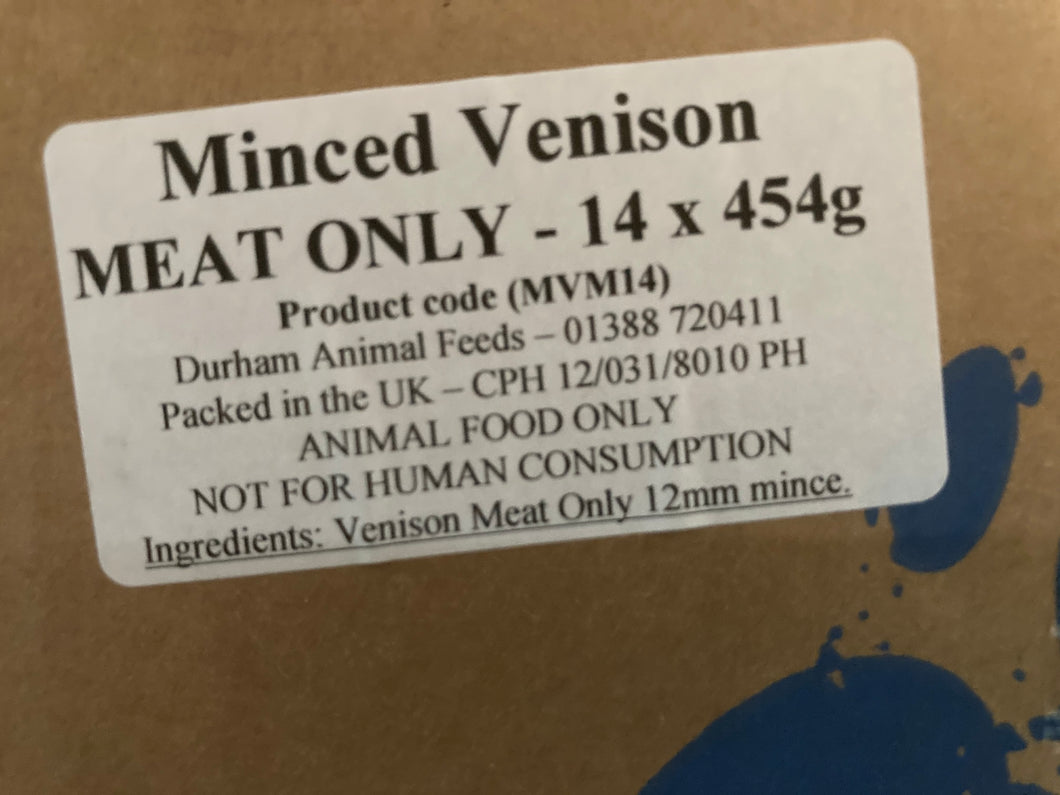 DA - Venison Mince (Meat Only)