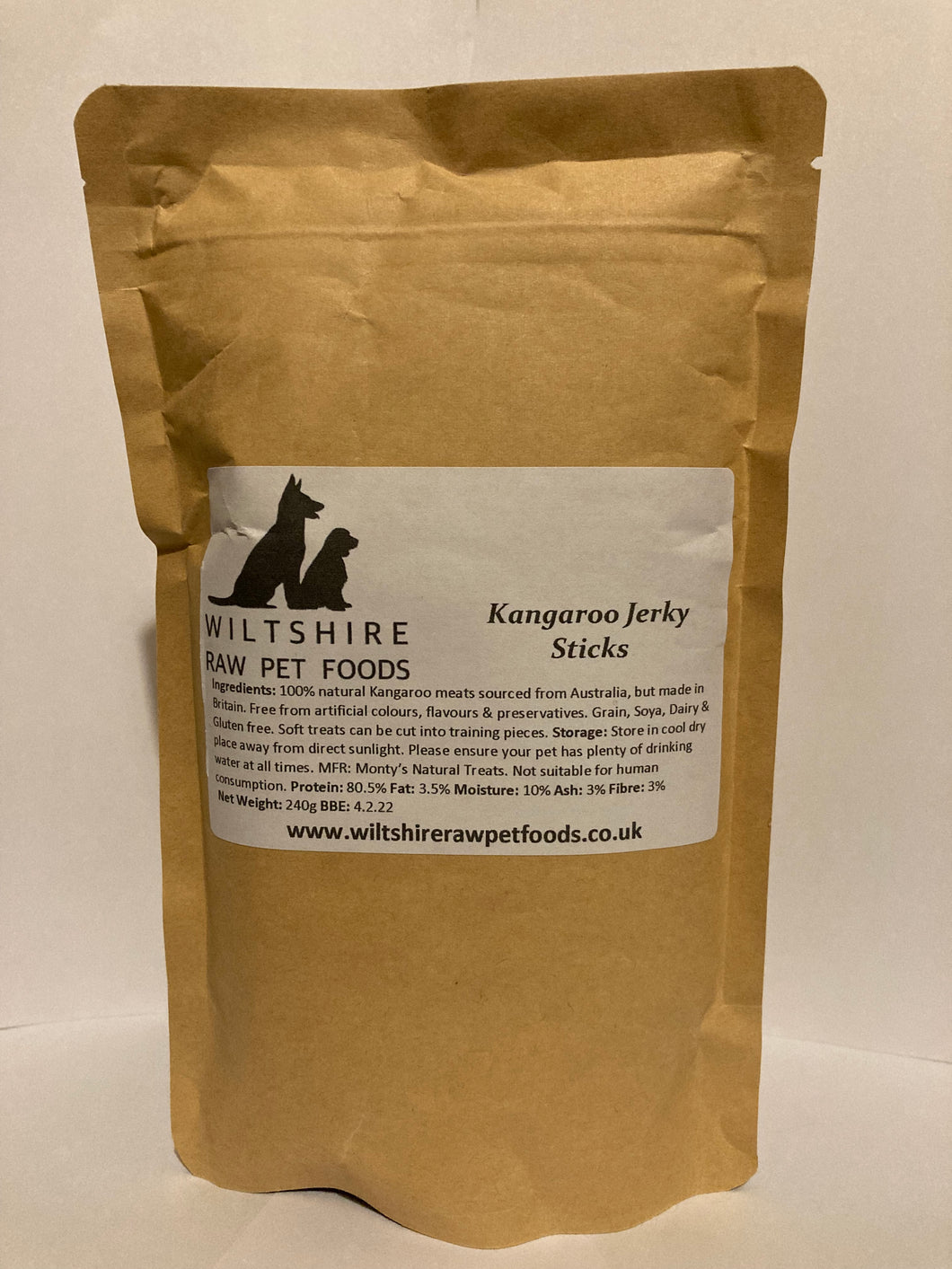 WR - Kangaroo Jerky Sticks (20 sticks per bag)