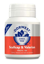 Load image into Gallery viewer, DW - Scullcap &amp; Valerian 100 tablets -  Dorwest
