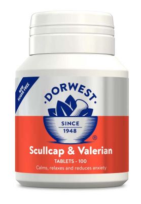 DW - Scullcap & Valerian 100 tablets -  Dorwest